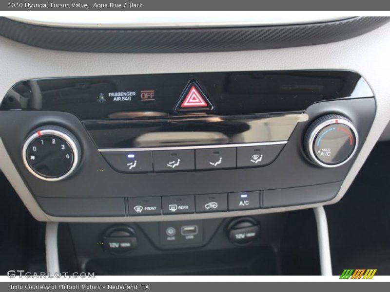 Aqua Blue / Black 2020 Hyundai Tucson Value