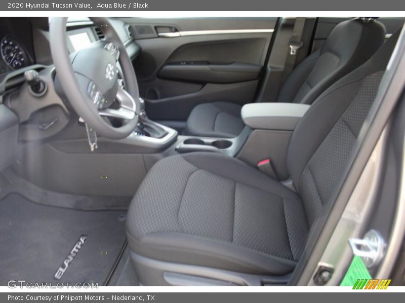 Aqua Blue / Black 2020 Hyundai Tucson Value