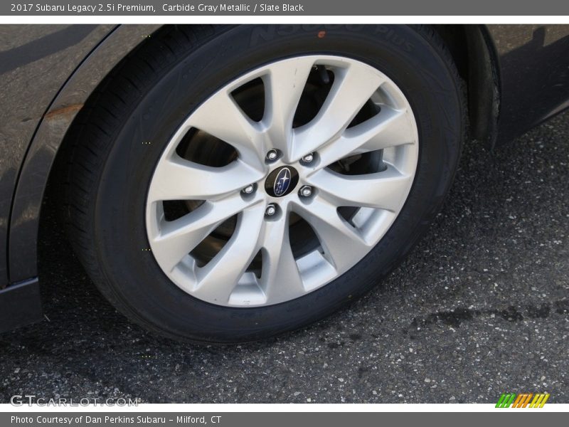 Carbide Gray Metallic / Slate Black 2017 Subaru Legacy 2.5i Premium