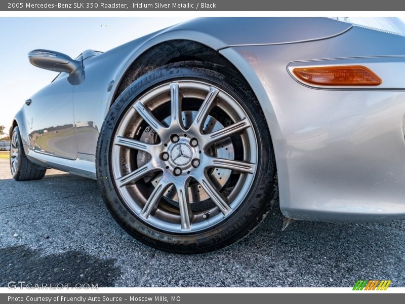 Iridium Silver Metallic / Black 2005 Mercedes-Benz SLK 350 Roadster