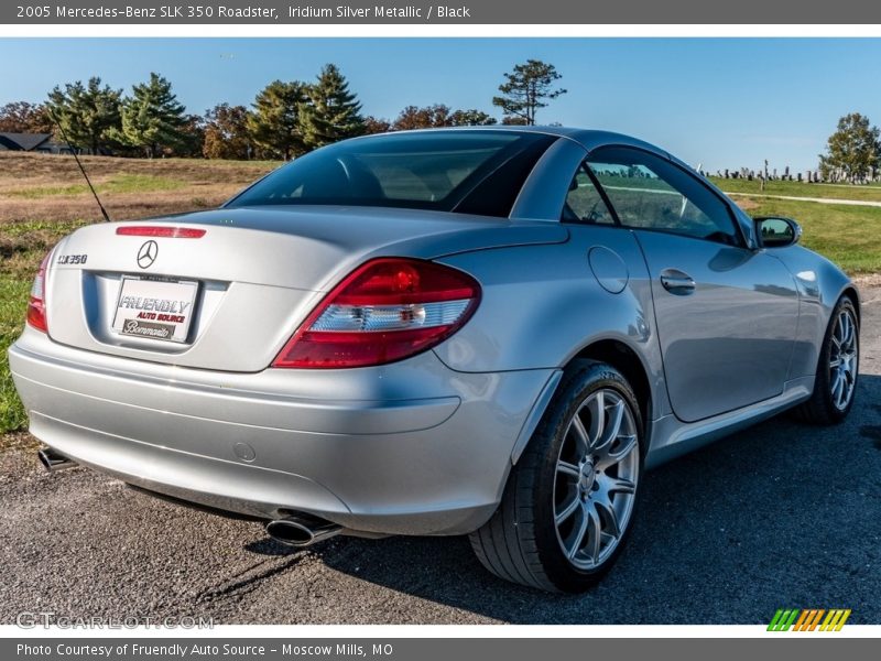 Iridium Silver Metallic / Black 2005 Mercedes-Benz SLK 350 Roadster