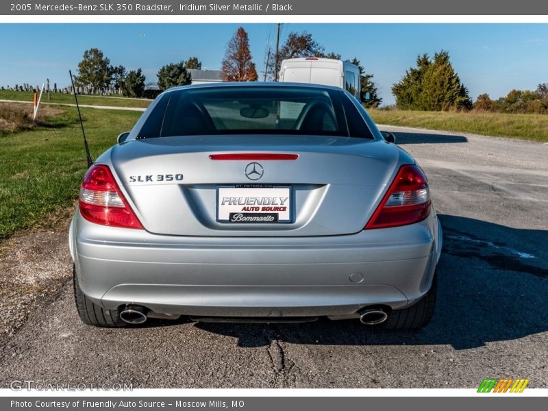 Iridium Silver Metallic / Black 2005 Mercedes-Benz SLK 350 Roadster