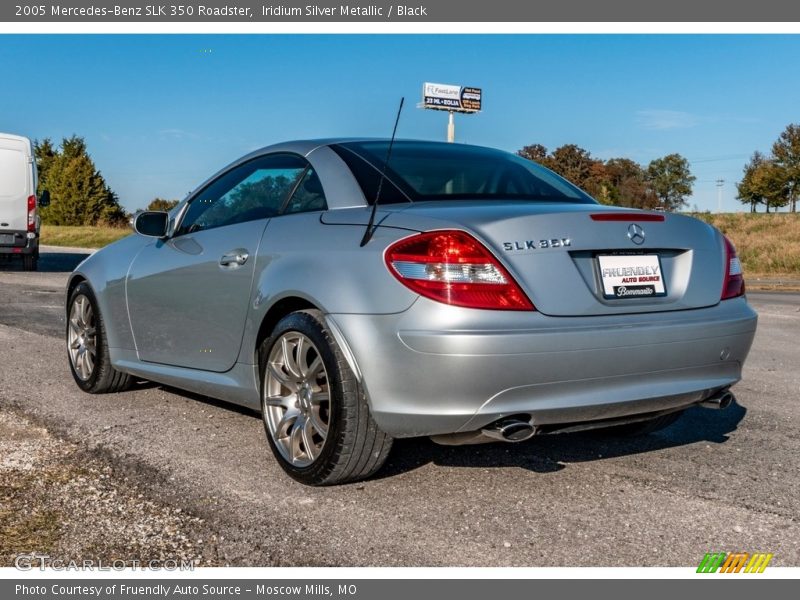 Iridium Silver Metallic / Black 2005 Mercedes-Benz SLK 350 Roadster