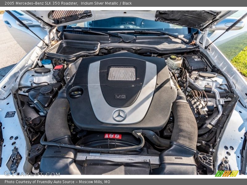 Iridium Silver Metallic / Black 2005 Mercedes-Benz SLK 350 Roadster