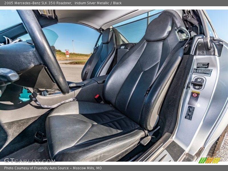 Iridium Silver Metallic / Black 2005 Mercedes-Benz SLK 350 Roadster