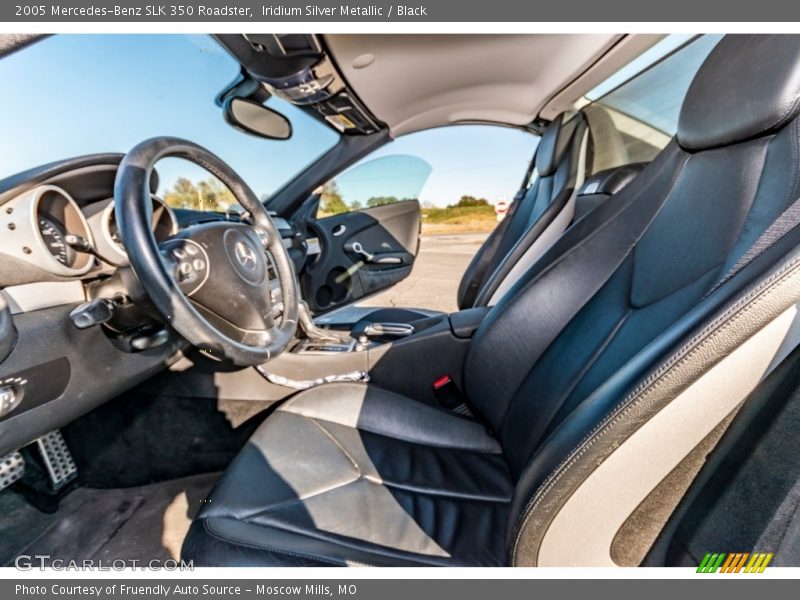 Iridium Silver Metallic / Black 2005 Mercedes-Benz SLK 350 Roadster