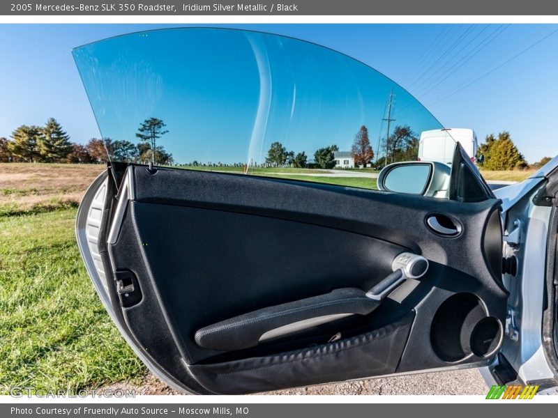 Iridium Silver Metallic / Black 2005 Mercedes-Benz SLK 350 Roadster