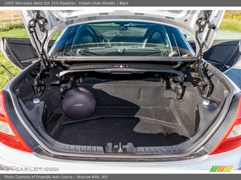 Iridium Silver Metallic / Black 2005 Mercedes-Benz SLK 350 Roadster