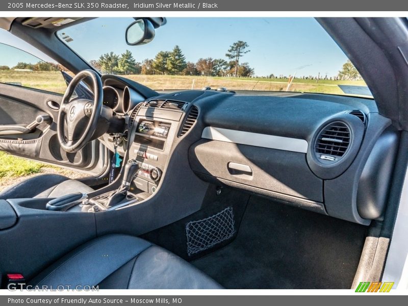 Iridium Silver Metallic / Black 2005 Mercedes-Benz SLK 350 Roadster