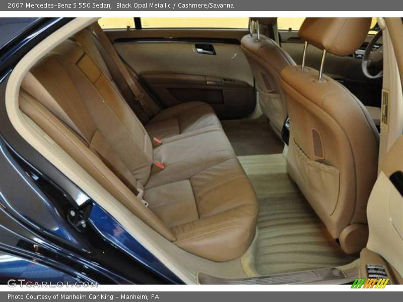 Black Opal Metallic / Cashmere/Savanna 2007 Mercedes-Benz S 550 Sedan