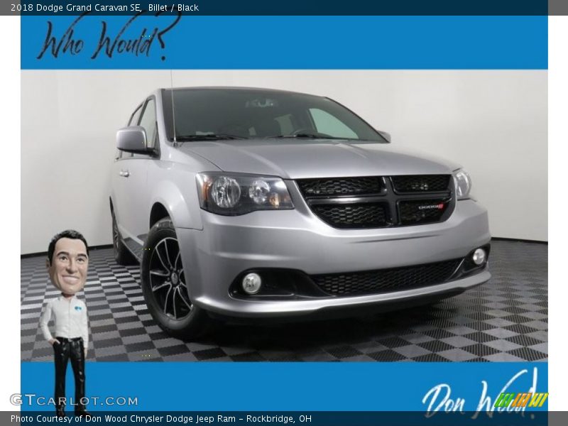 Billet / Black 2018 Dodge Grand Caravan SE