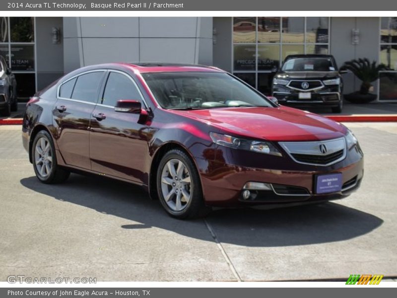 Basque Red Pearl II / Parchment 2014 Acura TL Technology