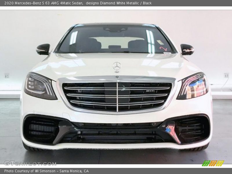 designo Diamond White Metallic / Black 2020 Mercedes-Benz S 63 AMG 4Matic Sedan