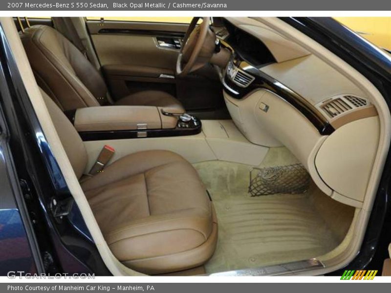 Black Opal Metallic / Cashmere/Savanna 2007 Mercedes-Benz S 550 Sedan