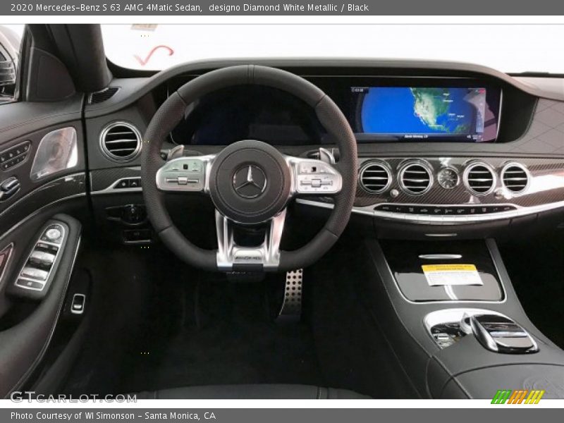 designo Diamond White Metallic / Black 2020 Mercedes-Benz S 63 AMG 4Matic Sedan