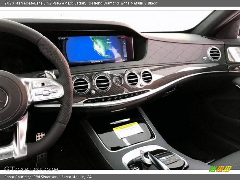 designo Diamond White Metallic / Black 2020 Mercedes-Benz S 63 AMG 4Matic Sedan