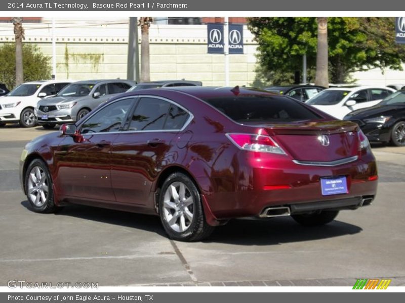 Basque Red Pearl II / Parchment 2014 Acura TL Technology