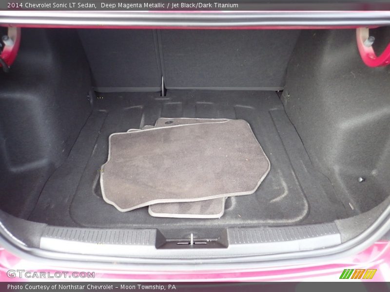 Deep Magenta Metallic / Jet Black/Dark Titanium 2014 Chevrolet Sonic LT Sedan