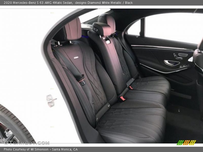 Rear Seat of 2020 S 63 AMG 4Matic Sedan