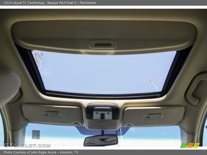 Basque Red Pearl II / Parchment 2014 Acura TL Technology