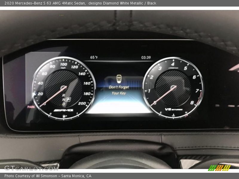  2020 S 63 AMG 4Matic Sedan 63 AMG 4Matic Sedan Gauges