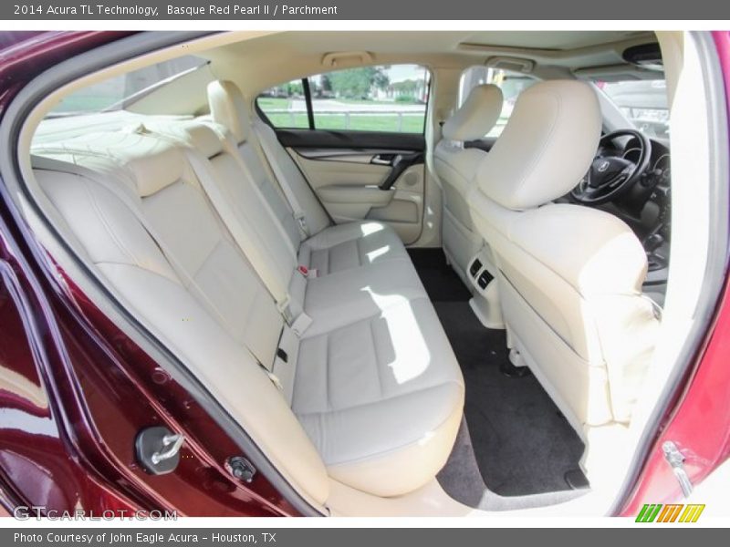 Basque Red Pearl II / Parchment 2014 Acura TL Technology