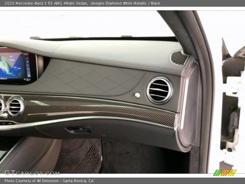 designo Diamond White Metallic / Black 2020 Mercedes-Benz S 63 AMG 4Matic Sedan