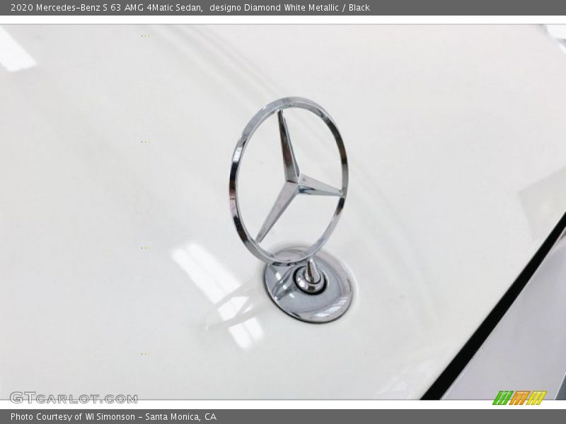 designo Diamond White Metallic / Black 2020 Mercedes-Benz S 63 AMG 4Matic Sedan