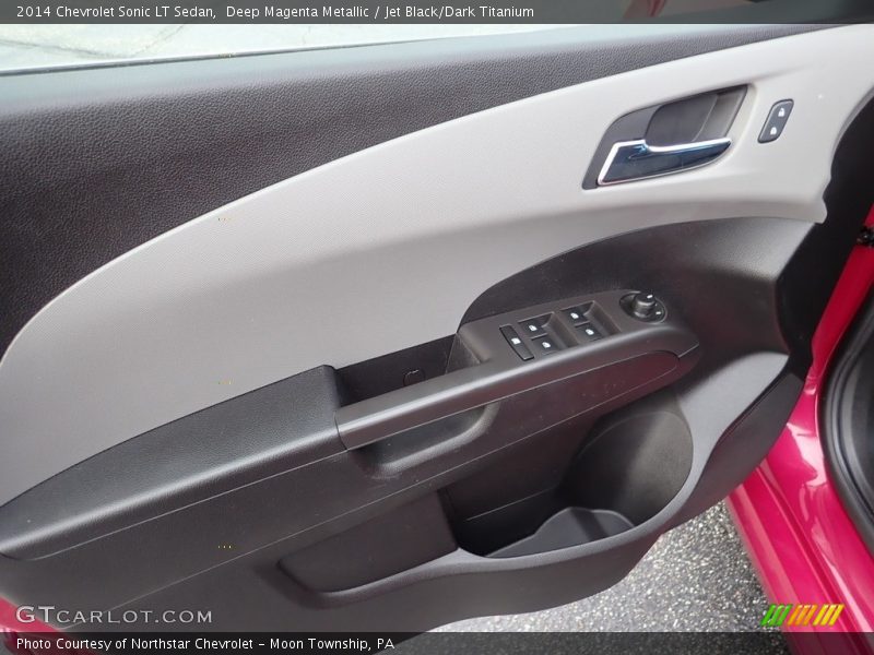 Deep Magenta Metallic / Jet Black/Dark Titanium 2014 Chevrolet Sonic LT Sedan