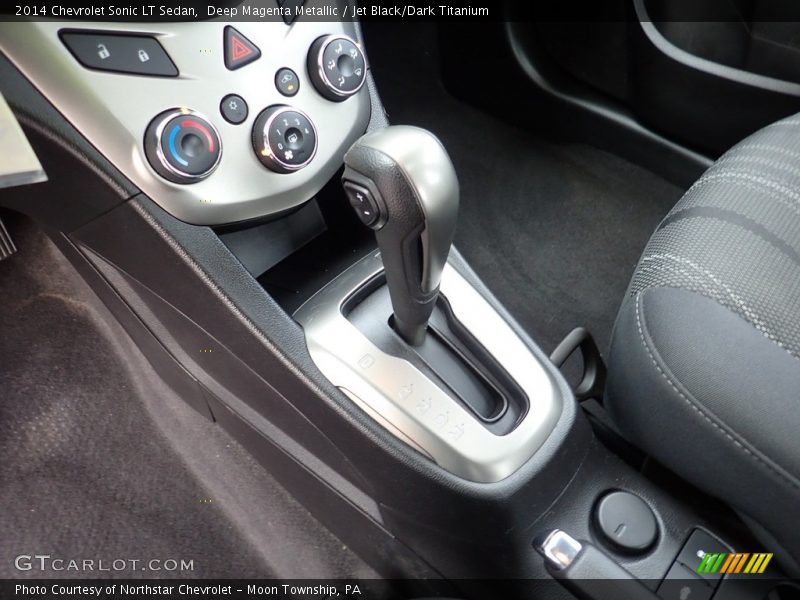 Deep Magenta Metallic / Jet Black/Dark Titanium 2014 Chevrolet Sonic LT Sedan