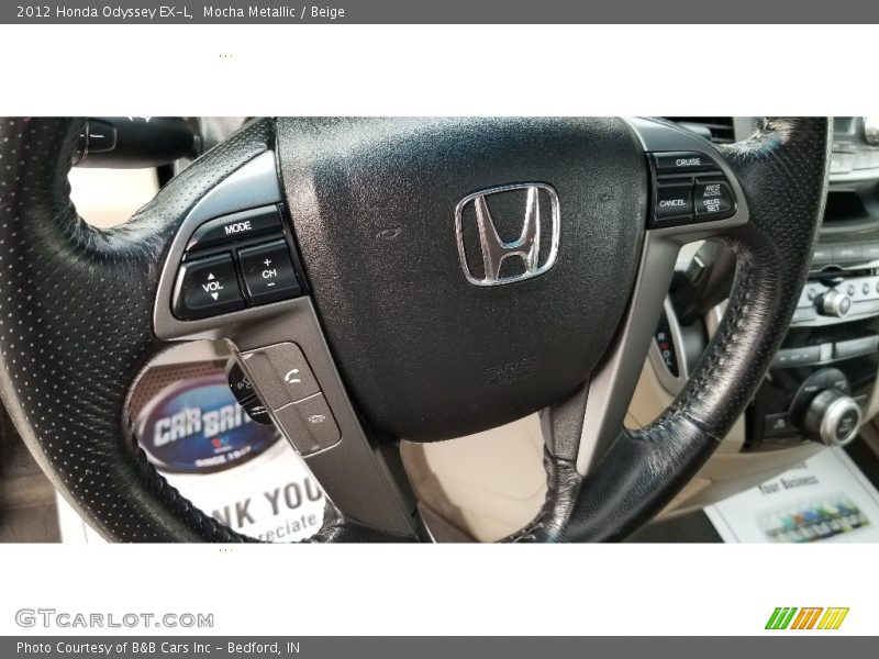 Mocha Metallic / Beige 2012 Honda Odyssey EX-L