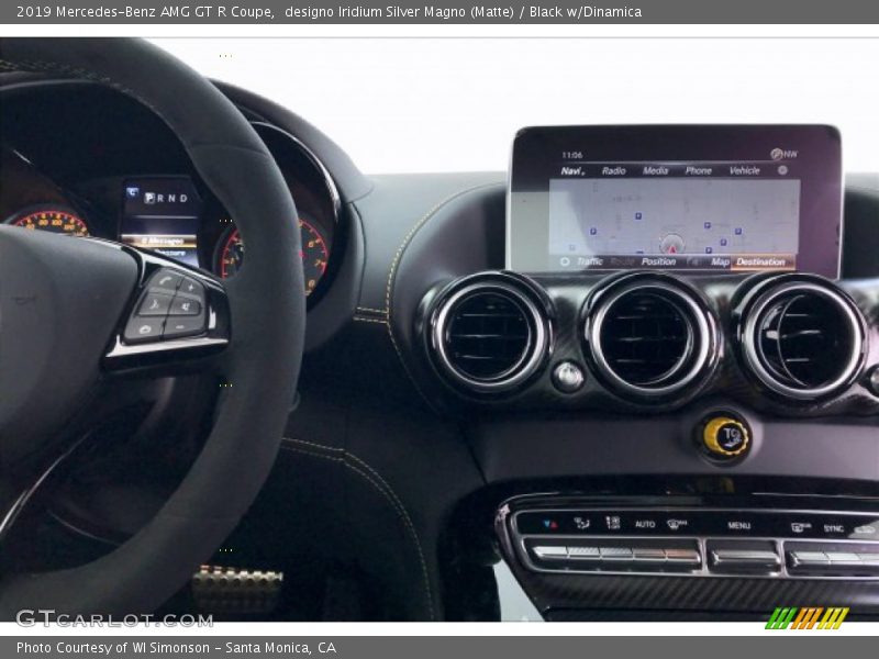 Controls of 2019 AMG GT R Coupe