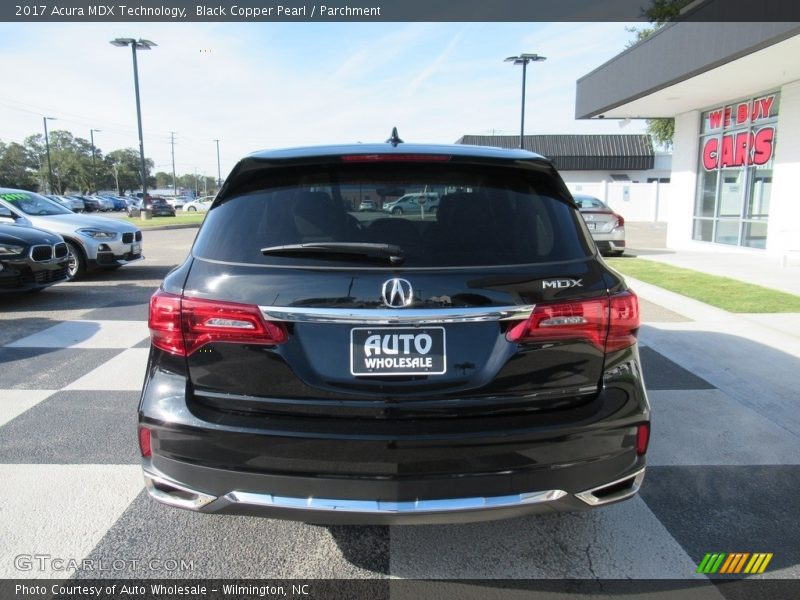 Black Copper Pearl / Parchment 2017 Acura MDX Technology