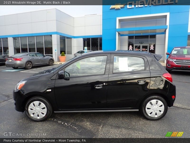 Mystic Black / Black 2015 Mitsubishi Mirage DE