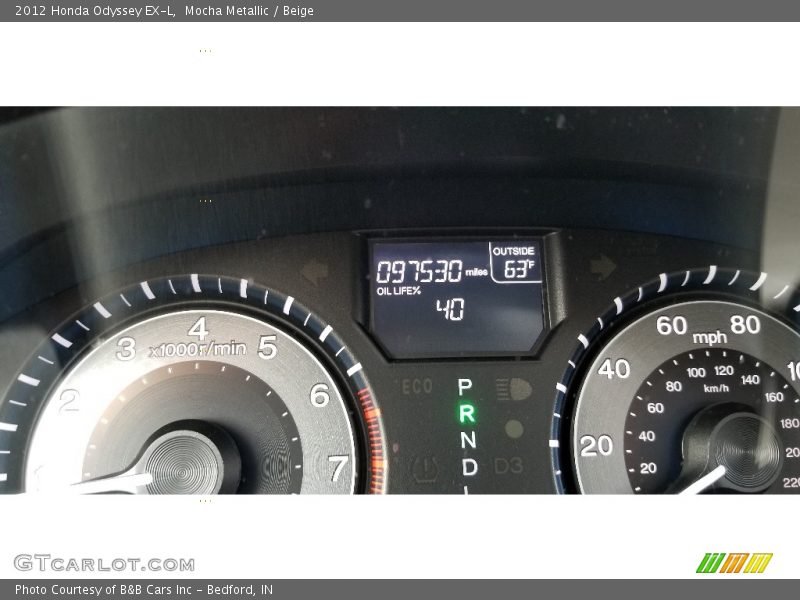 Mocha Metallic / Beige 2012 Honda Odyssey EX-L