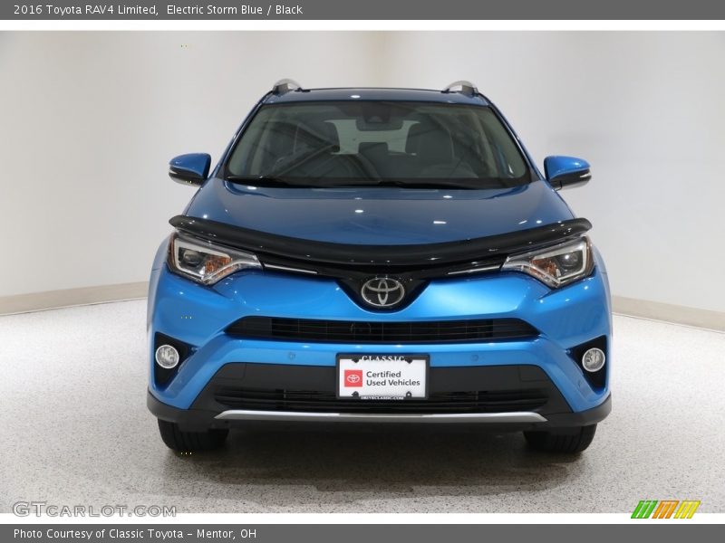 Electric Storm Blue / Black 2016 Toyota RAV4 Limited