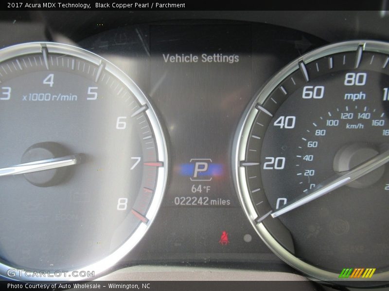 Black Copper Pearl / Parchment 2017 Acura MDX Technology