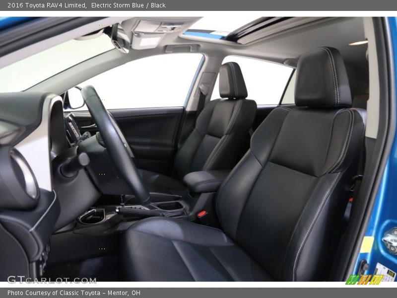 Electric Storm Blue / Black 2016 Toyota RAV4 Limited