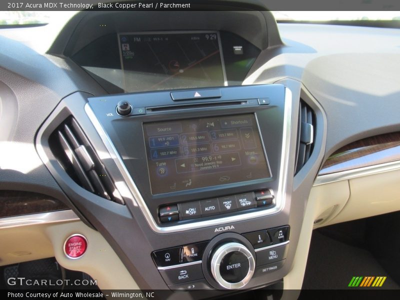 Black Copper Pearl / Parchment 2017 Acura MDX Technology