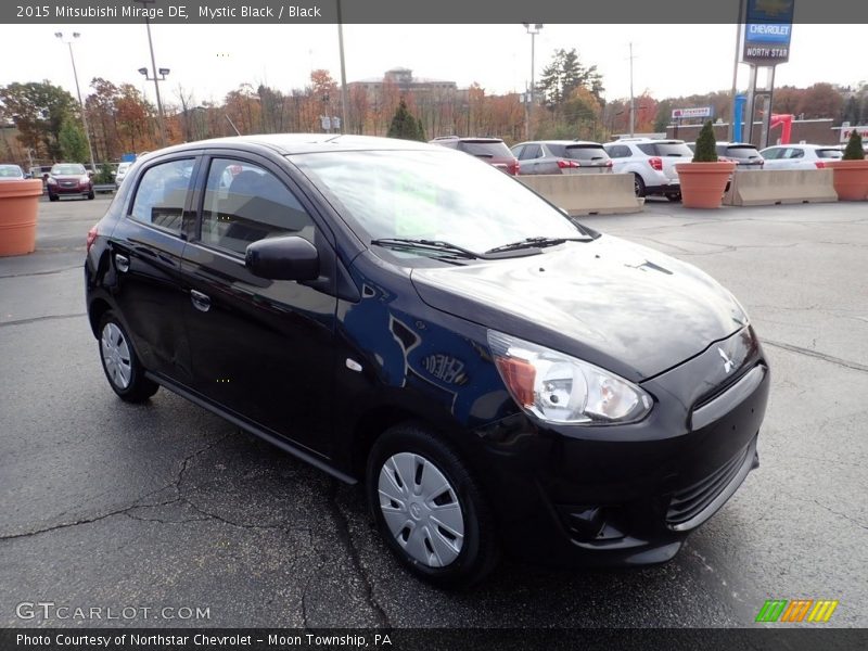 Mystic Black / Black 2015 Mitsubishi Mirage DE