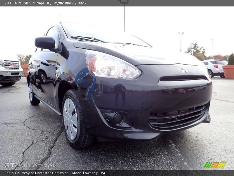Mystic Black / Black 2015 Mitsubishi Mirage DE