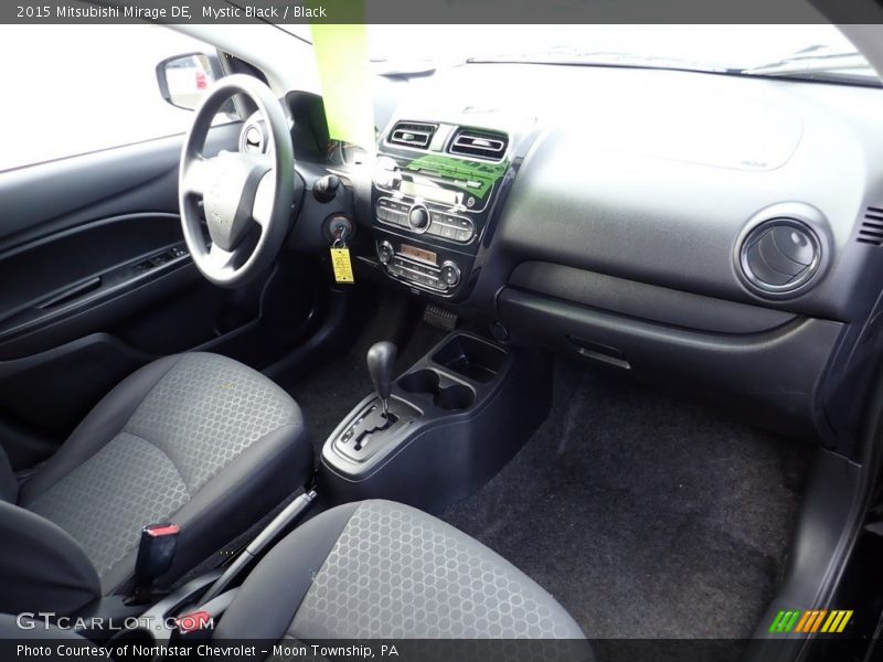 Mystic Black / Black 2015 Mitsubishi Mirage DE