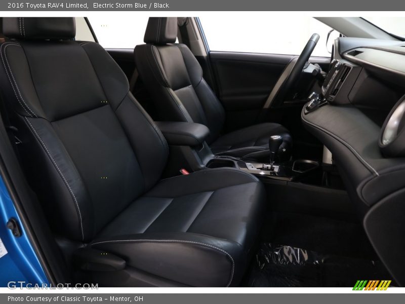 Electric Storm Blue / Black 2016 Toyota RAV4 Limited