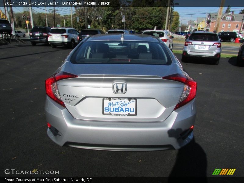 Lunar Silver Metallic / Black 2017 Honda Civic EX-T Sedan