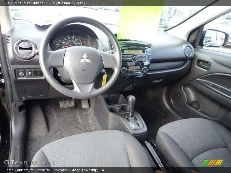 Mystic Black / Black 2015 Mitsubishi Mirage DE
