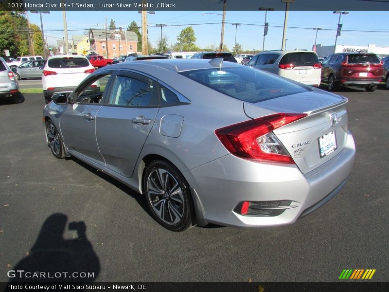 Lunar Silver Metallic / Black 2017 Honda Civic EX-T Sedan