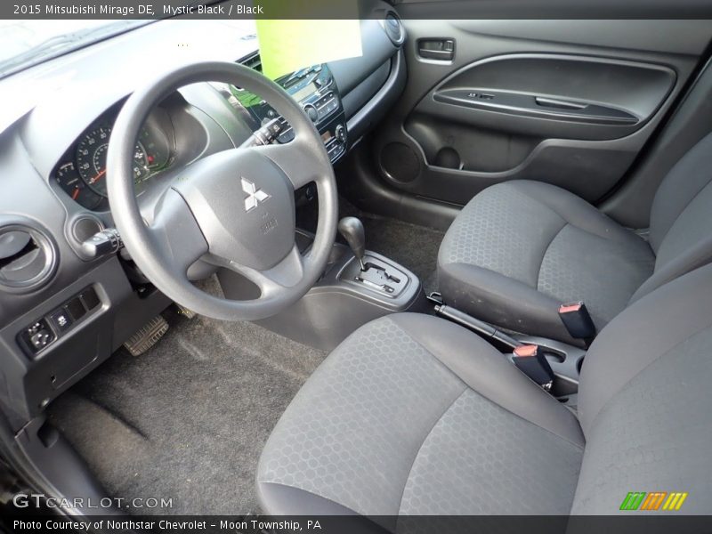 Mystic Black / Black 2015 Mitsubishi Mirage DE