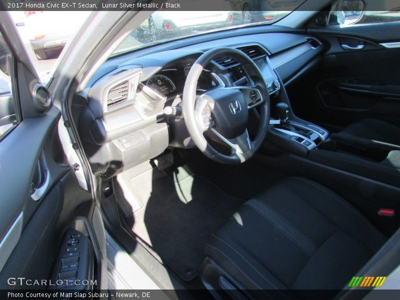 Lunar Silver Metallic / Black 2017 Honda Civic EX-T Sedan