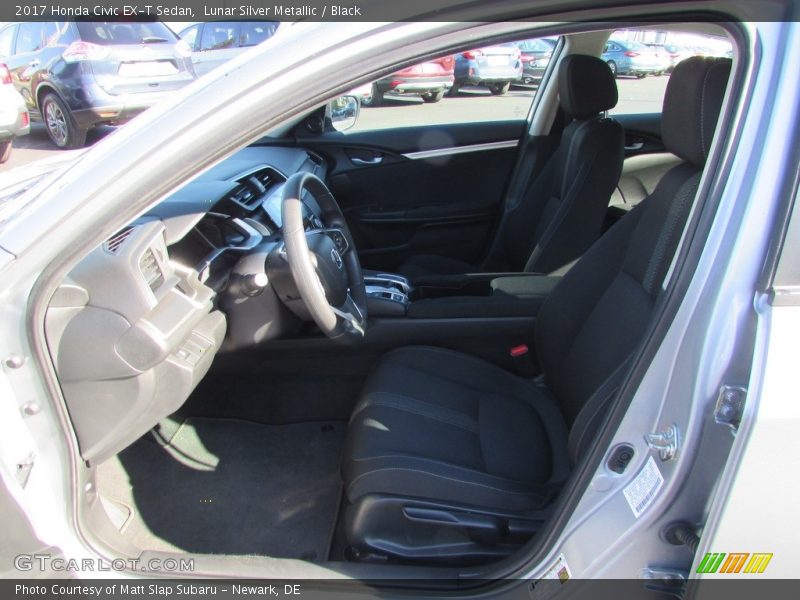 Lunar Silver Metallic / Black 2017 Honda Civic EX-T Sedan