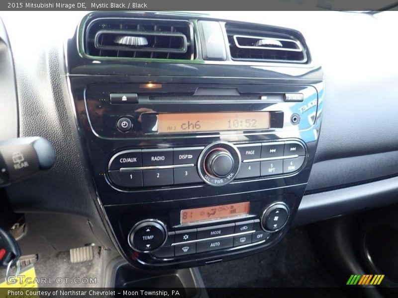 Mystic Black / Black 2015 Mitsubishi Mirage DE